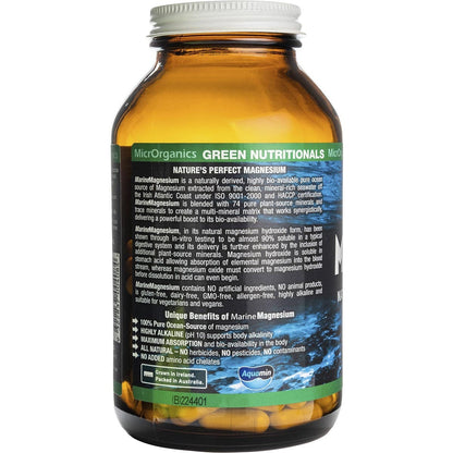 Green Nutritionals Marine Magnesium Vegan Capsules 260mg 120 Caps