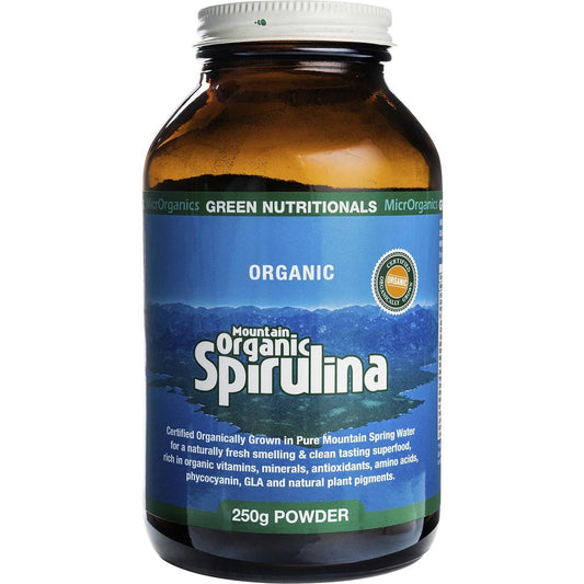 Green Nutritionals Mountain Organic Spirulina Powder 250g