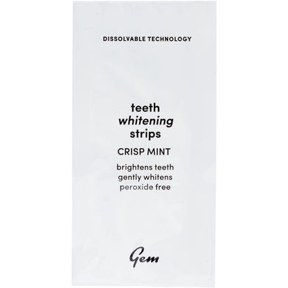 Gem Whitening Strips Crisp Mint 28pcs