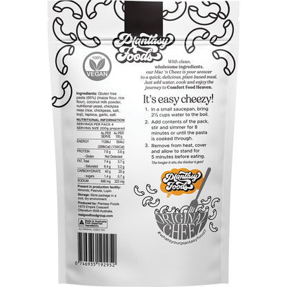 Plantasy Foods Mac 'n Cheez Original Cheez 200g