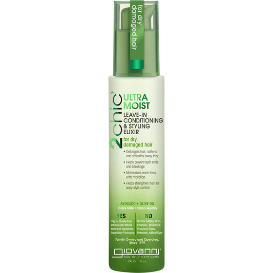 Giovanni Leave in Conditioner 2chic Ultra Moist Damaged Hair 118ml