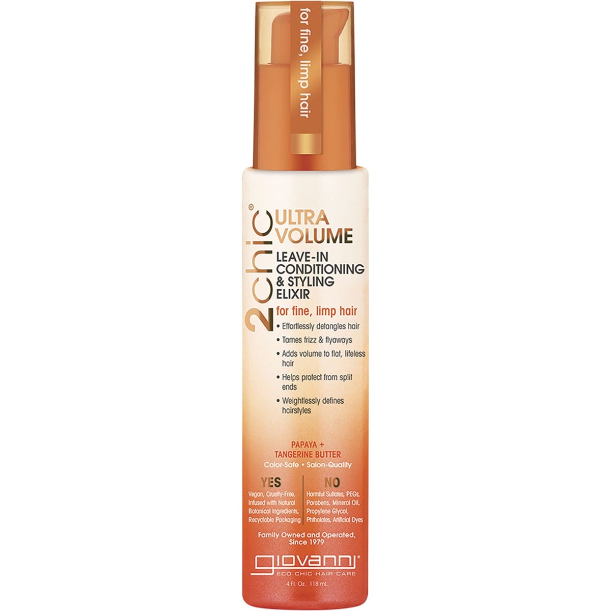 Giovanni Leave in Conditioner 2chic Ultra Volume 118ml