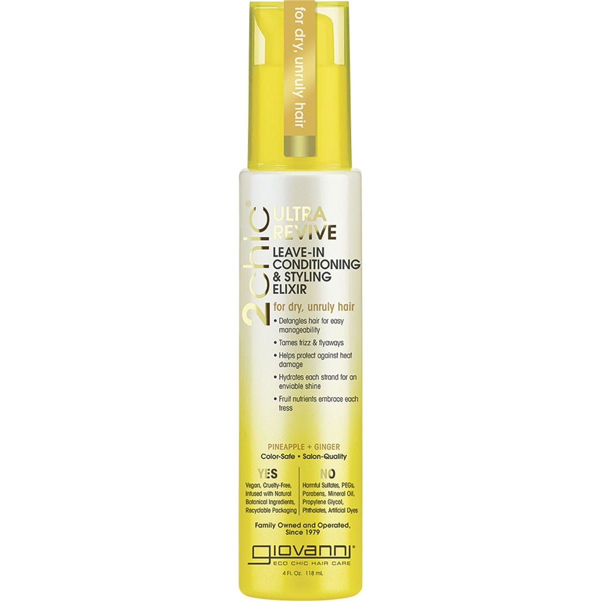 Giovanni Leave In Conditioner 2chic Ultra Revive Unruly Hair 118ml