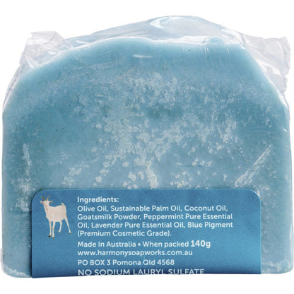 Harmony Soapworks Goat's Milk Soap Peppermint & Lavender 140g