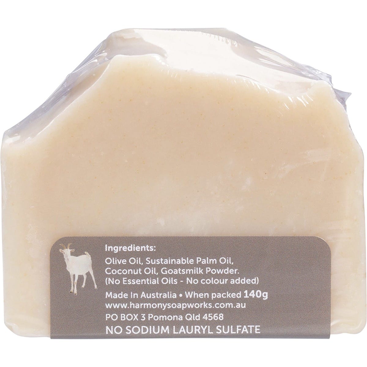 Harmony Soapworks Goat's Milk Soap Unscented 140g