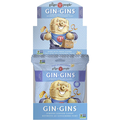 The Ginger People Gin Gins Ginger Candy Bag Super Strength 12x60g