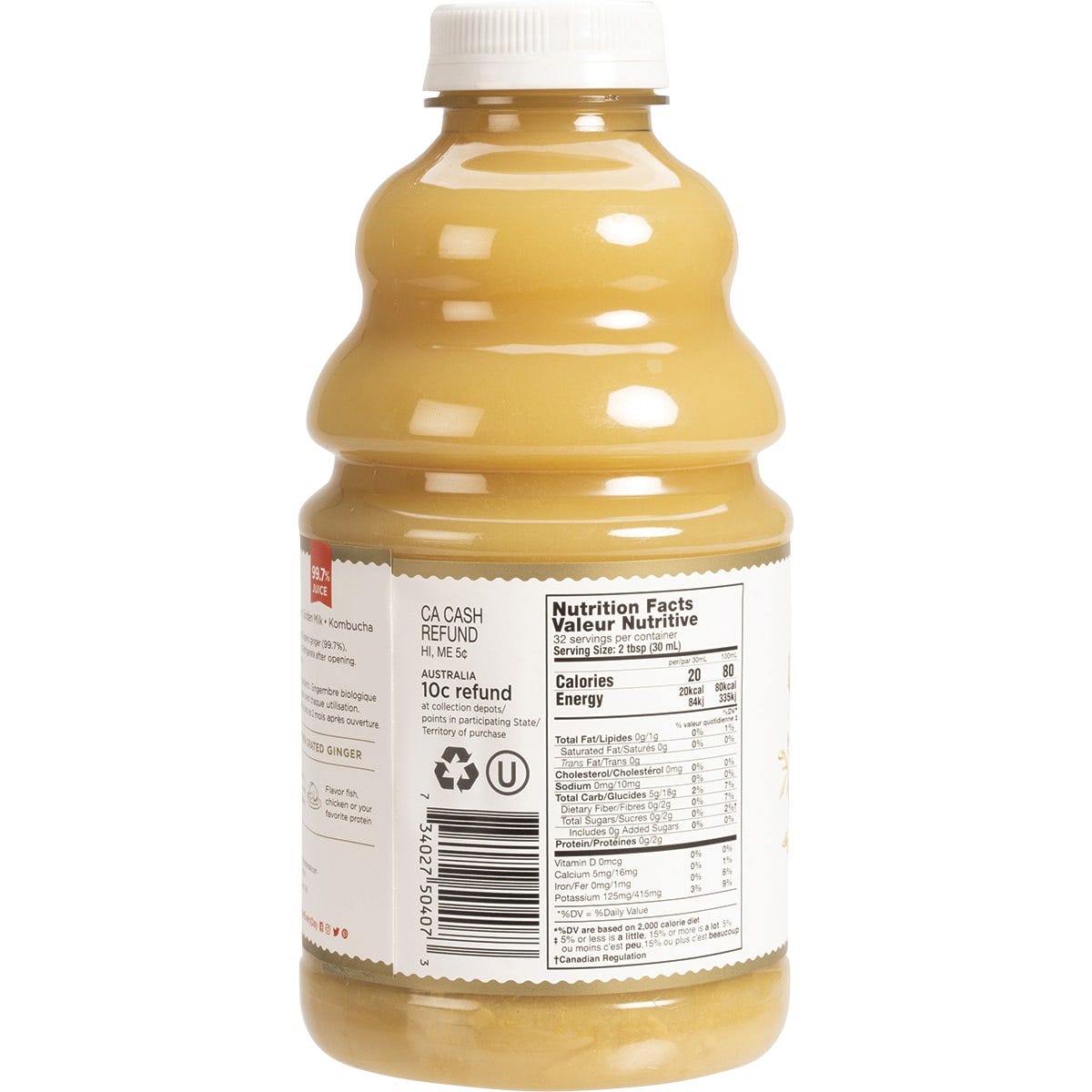 The Ginger People Ginger Juice Organic 946ml