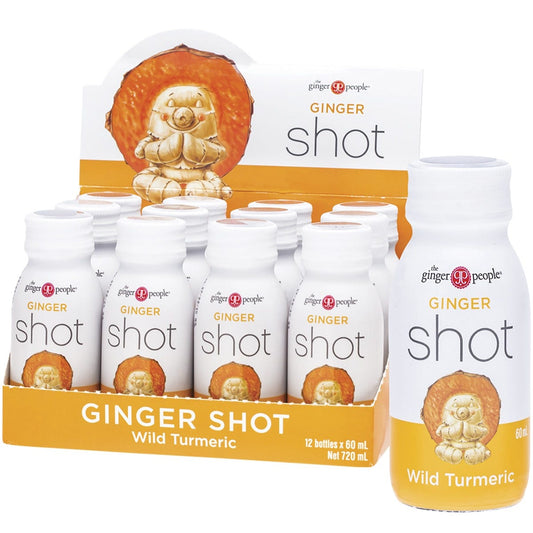 The Ginger People Ginger Shot Wild Turmeric 12x60ml