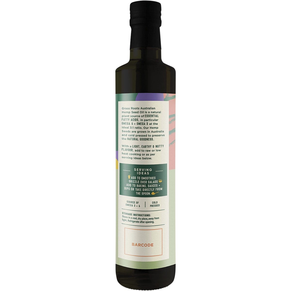 Grass Roots Australian Hemp Seed Oil 250ml