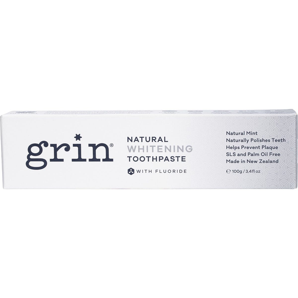 Grin Toothpaste Whitening with Fluoride 100g