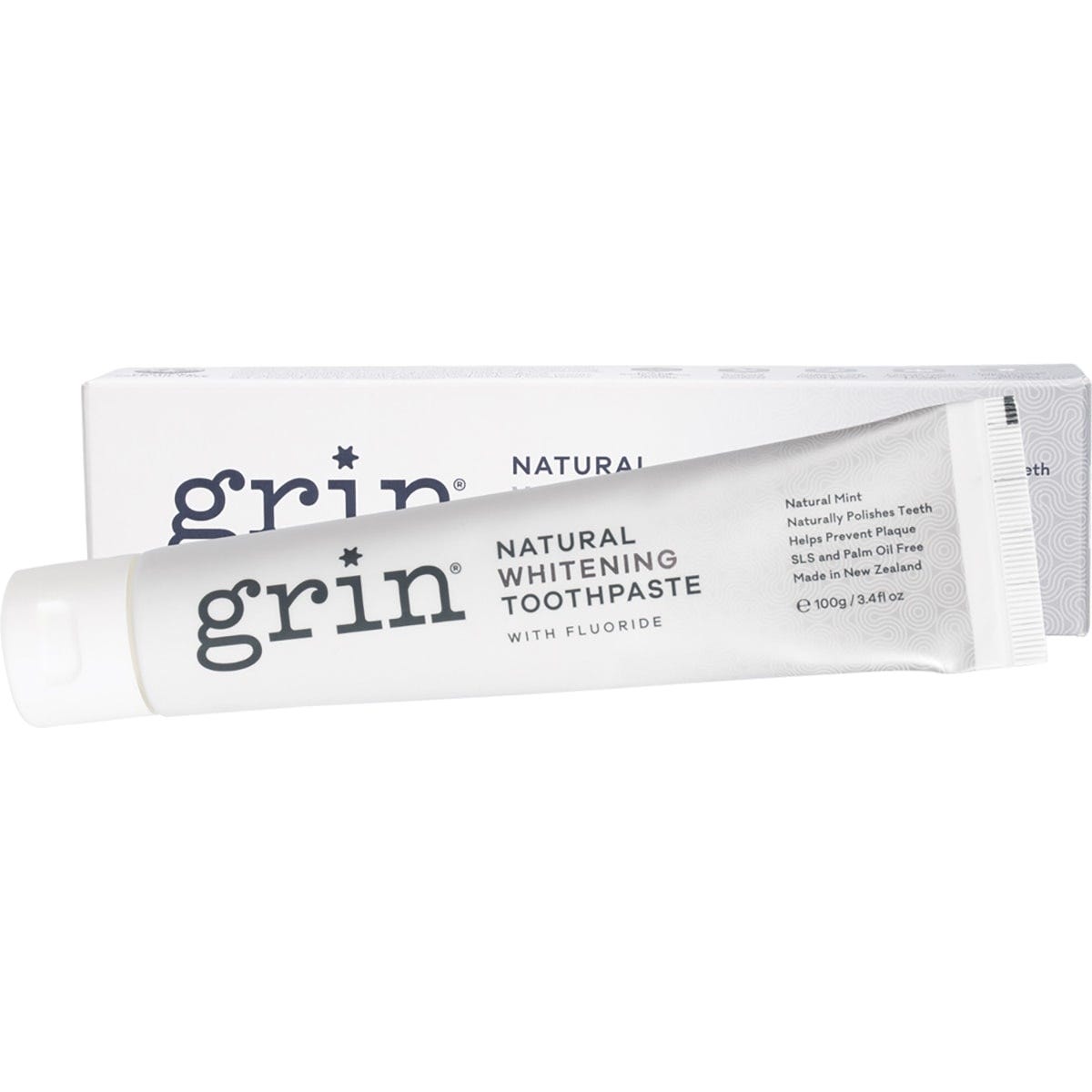 Grin Toothpaste Whitening with Fluoride 100g