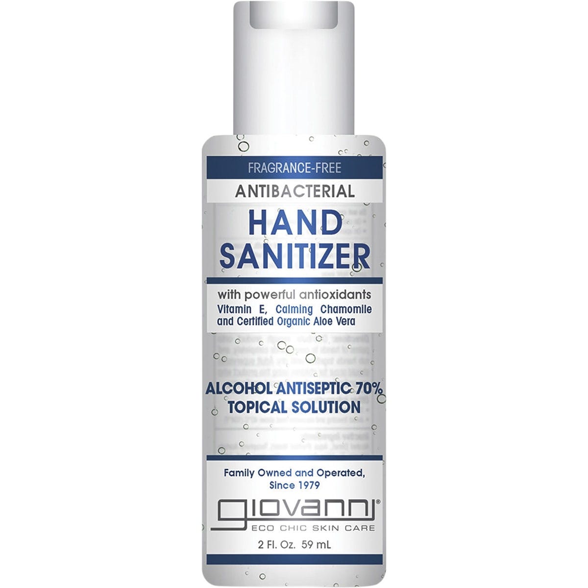 Giovanni Antibacterial Hand Sanitizer Alcohol Antiseptic 70% 59ml