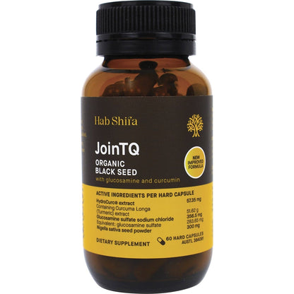 Hab Shifa JoinTQ+ Organic Black Seed Oil Vegecaps 60 Caps