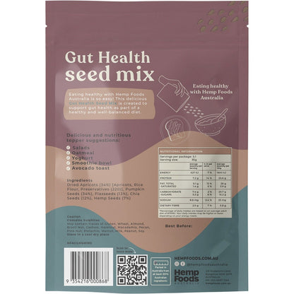 Hemp Foods Australia Gut Health Seed Mix 5x180g