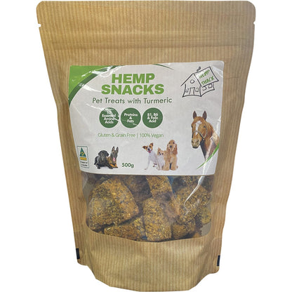 Hemp Shack Hemp Snacks Pet Treats with Turmeric 500g