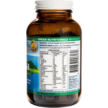 Green Nutritionals Hawaiian Pacifica Spirulina Powder 100g