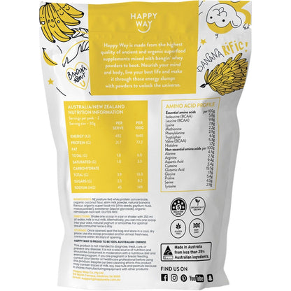 Happy Way Whey Protein Powder Banana 6x60g