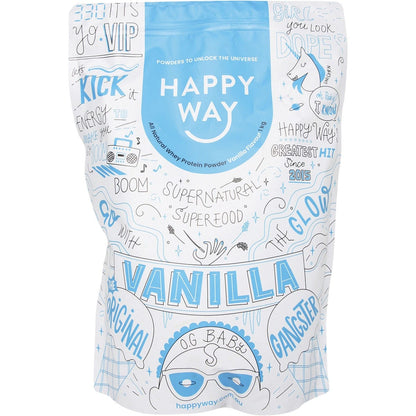 Happy Way Whey Protein Powder Vanilla 1kg