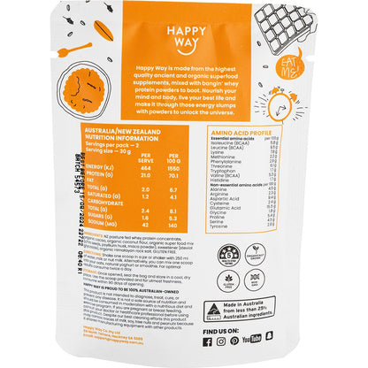 Happy Way Whey Protein Powder Chocolate 6x60g