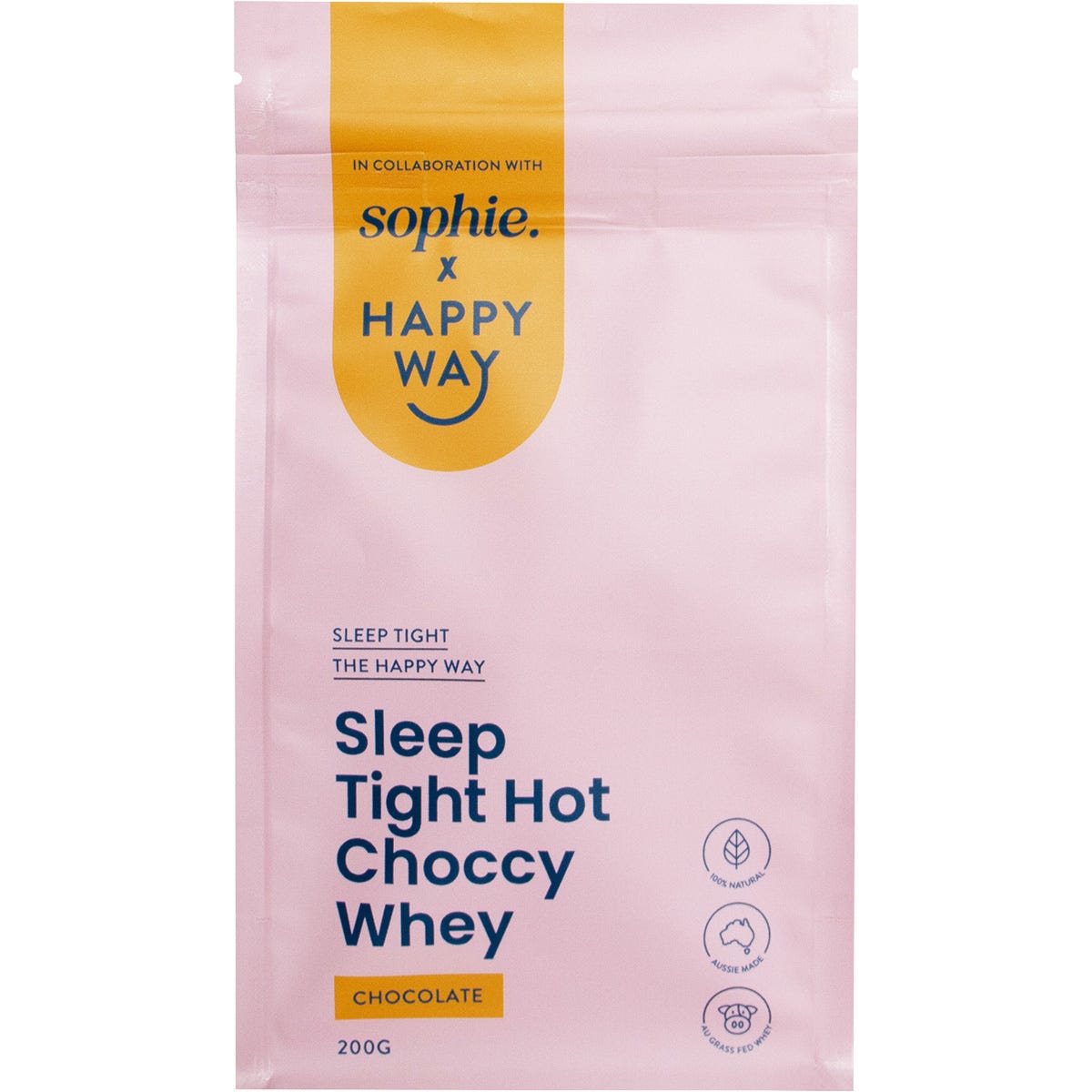 Happy Way Sophie's Sleep Tight Hot Choccy Whey 200g