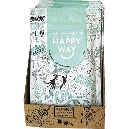 Happy Way Hemp Protein Powder Cacao Mint 6x60g