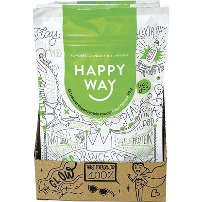 Happy Way Vegan Protein Powder Chocolate 6x60g