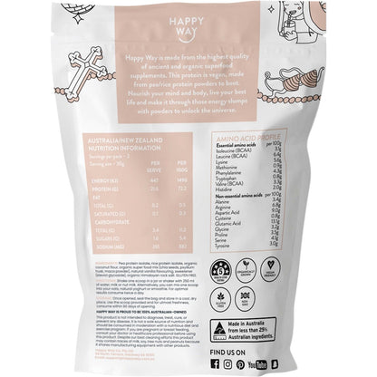 Happy Way Vegan Protein Powder Vanilla 6x60g