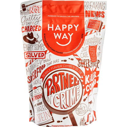 Happy Way Whey Protein Powder Chocolate Hazelnut 500g