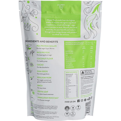 Happy Way Pea Protein Powder Chocolate 500g