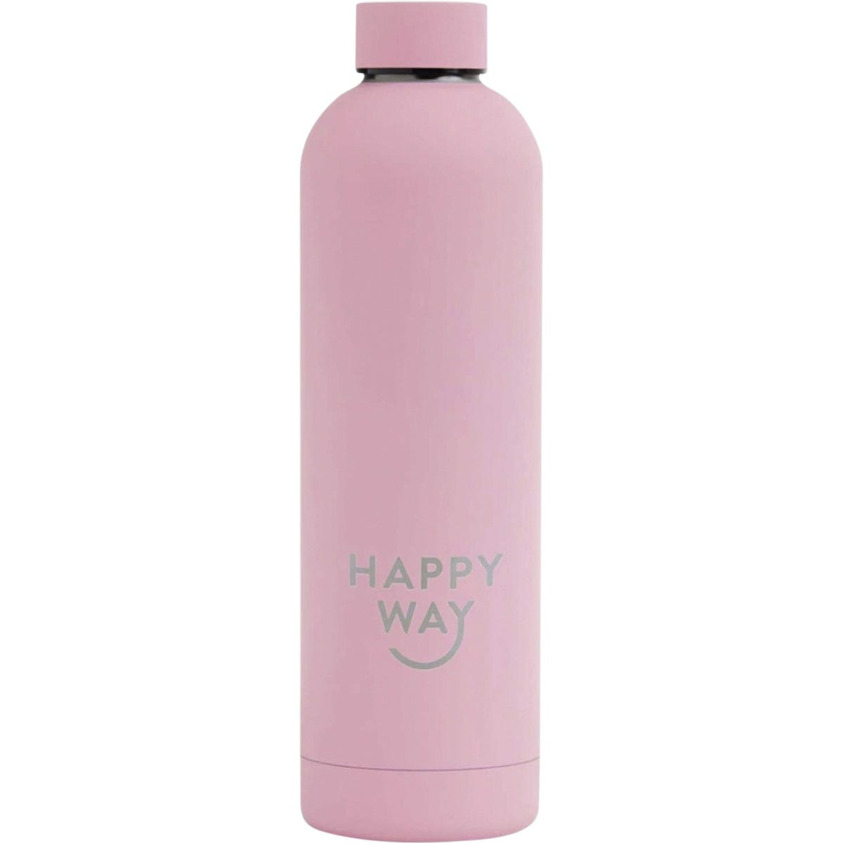 Happy Way Insulated Stainless Steel Bottle Pink Matte 750ml