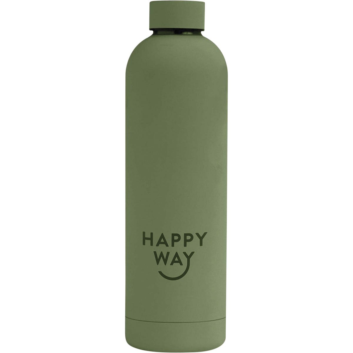 Happy Way Insulated Stainless Steel Bottle Sage Matte 750ml