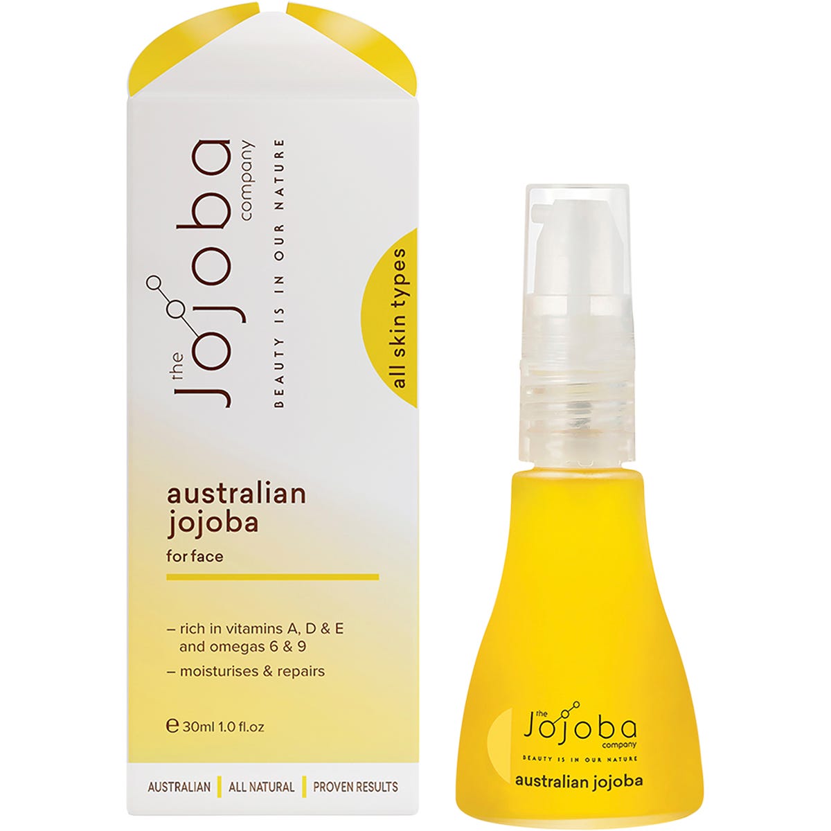 The Jojoba Company Australian Jojoba Oil for Face & Body 30ml