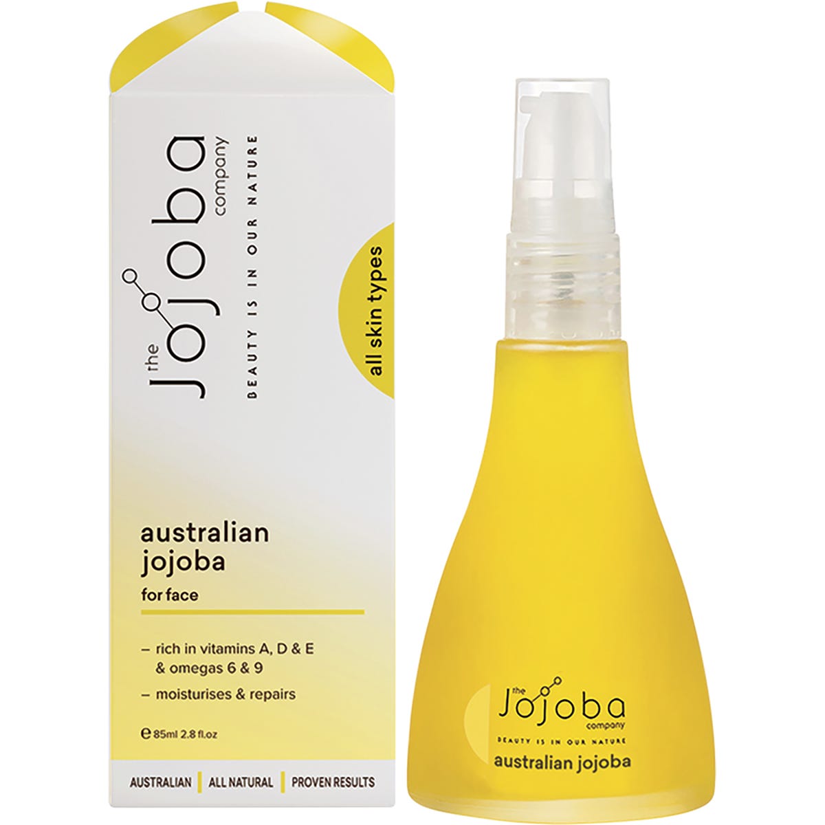 The Jojoba Company Australian Jojoba Oil for Face & Body 85ml