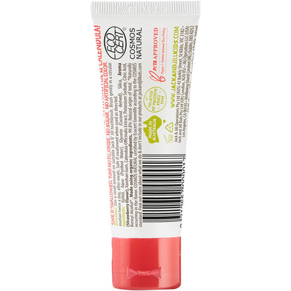 Jack N' Jill Toothpaste Children Strawberry Fluoride Free 6x50g