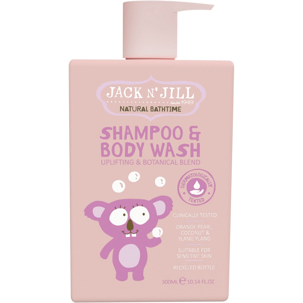 Jack N' Jill Shampoo & Body Wash Uplifting & Botanical Blend 3x300ml