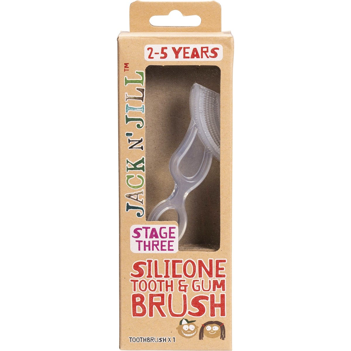 Jack N' Jill Silicone Tooth & Gum Brush x8