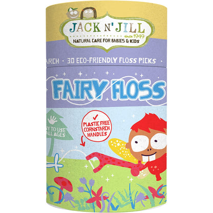 Jack N' Jill Fairy Floss Picks Strawberry 8x30pcs