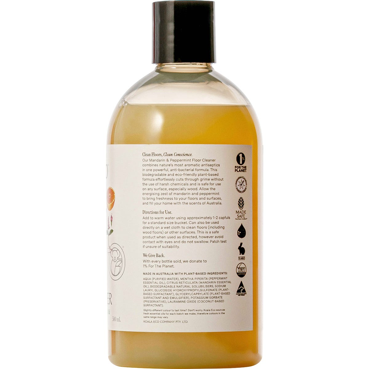 Koala Eco Floor Cleaner Mandarin & Peppermint 500ml