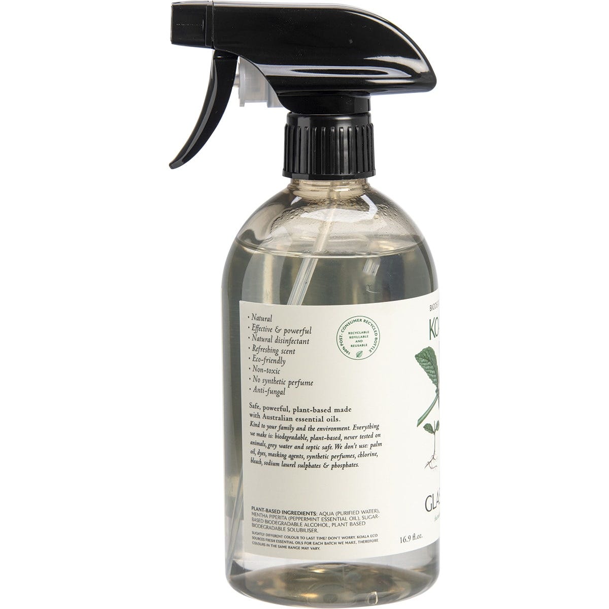 Koala Eco Glass Cleaner Peppermint Essential Oil 500ml