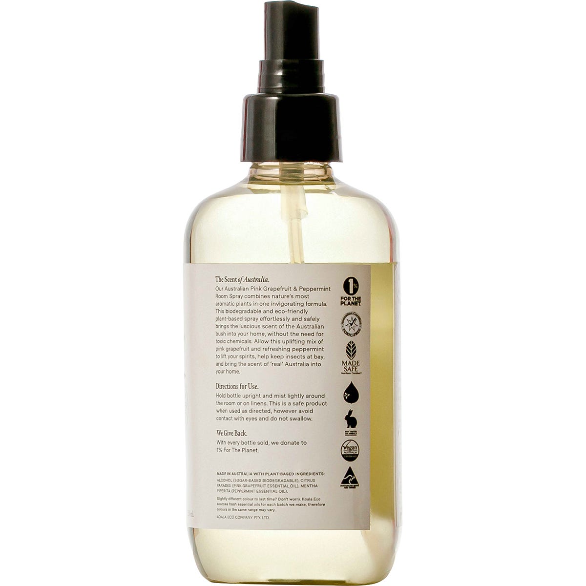 Koala Eco Room Spray Pink Grapefruit & Peppermint 250ml