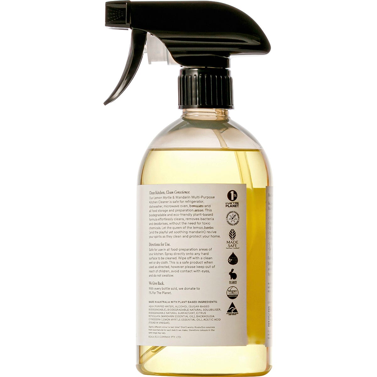 Koala Eco Multi-Purpose Kitchen Cleaner Lemon Myrtle Mandarin 500ml