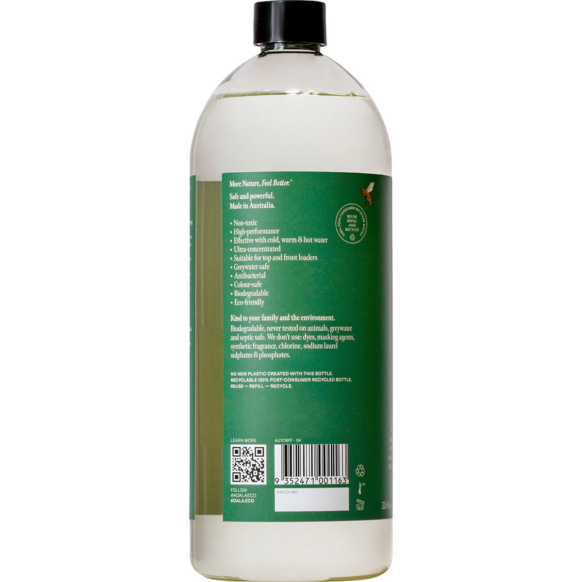 Koala Eco Oxygenated Bleach Fragrance Free 1L