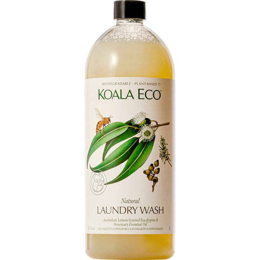 Koala Eco Laundry Wash Lemon Scented Eucalyptus & Rosemary 1L