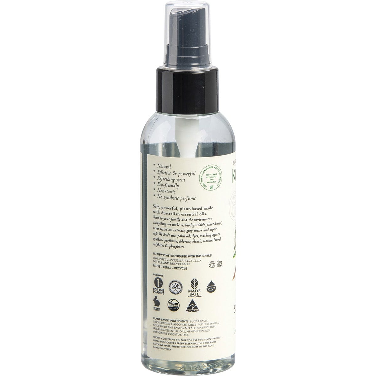 Koala Eco Natural Hand & Surface Spray Rosalina & Peppermint 125ml