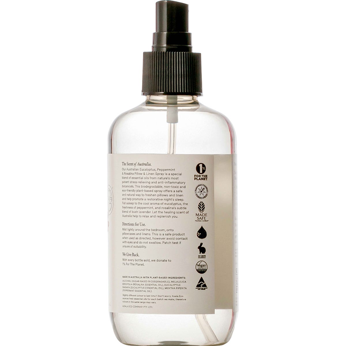 Koala Eco Pillow & Linen Spray Eucalyptus, Peppermint & Rosalina 250ml