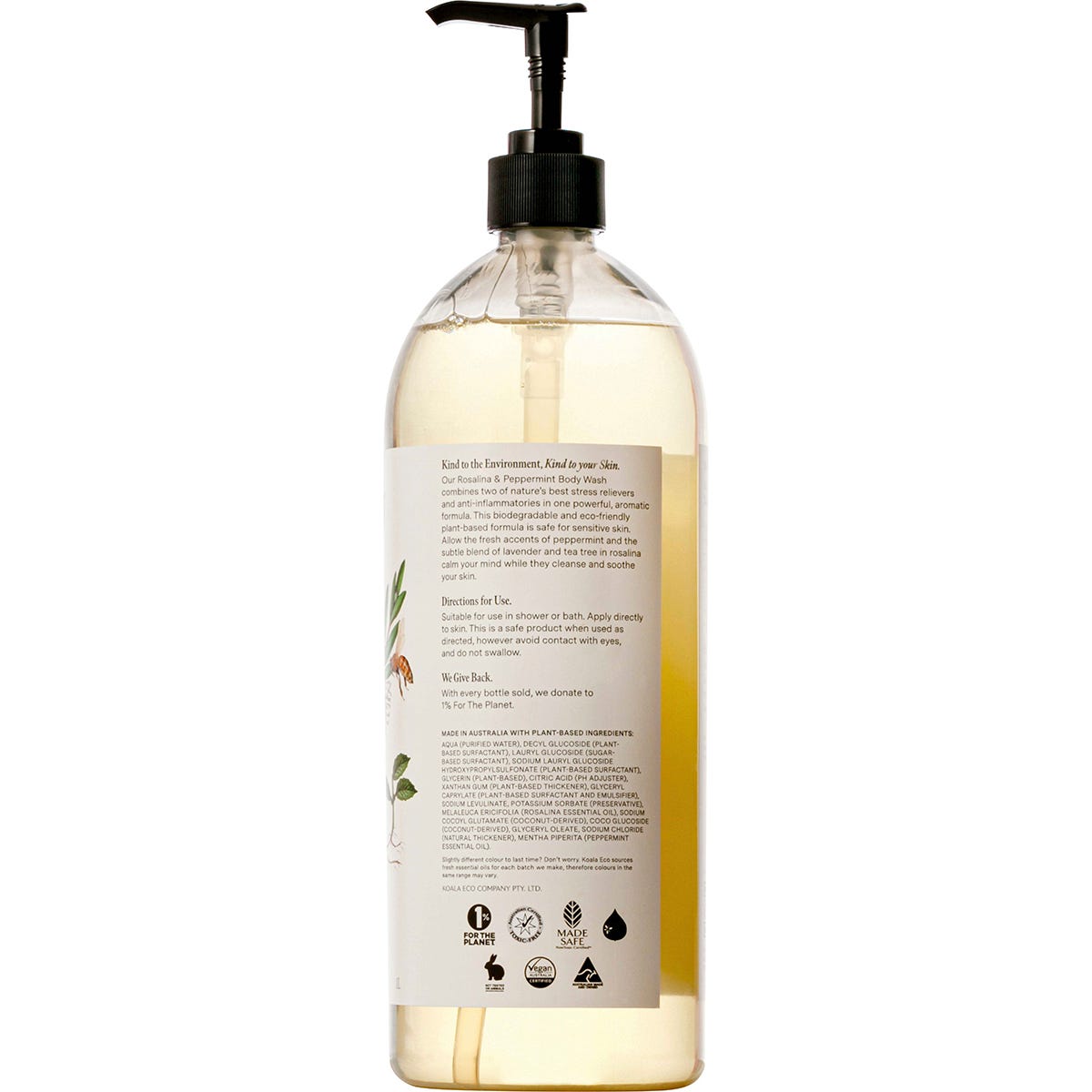 Koala Eco Body Wash Rosalina & Peppermint 1L