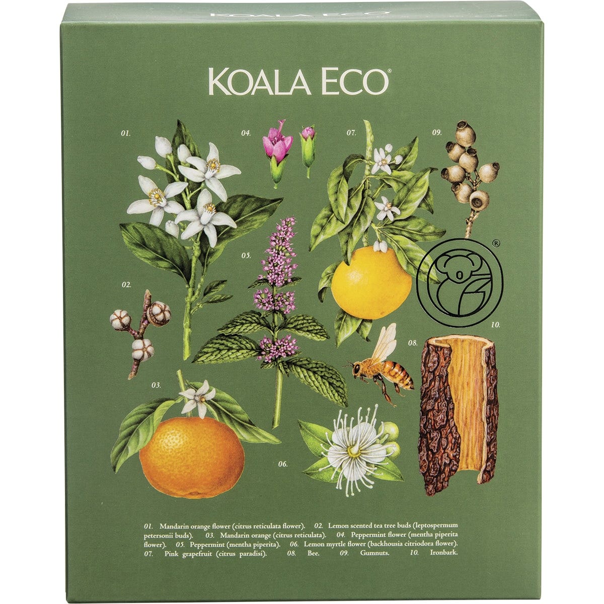 Koala Eco Hand and Body Gift Pack Rosalina & Peppermint 2pk