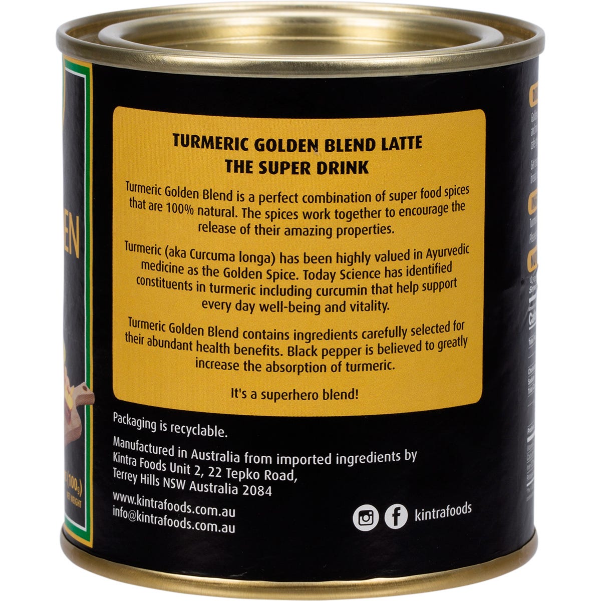 Kintra Foods Turmeric Golden Blend 100g