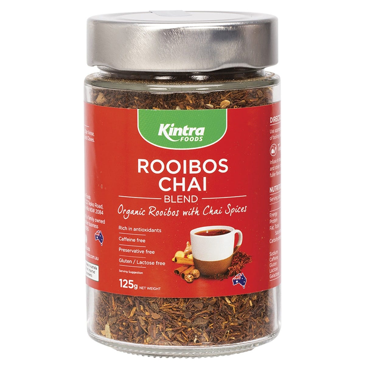 Kintra Foods Rooibos Chai Granular 125g