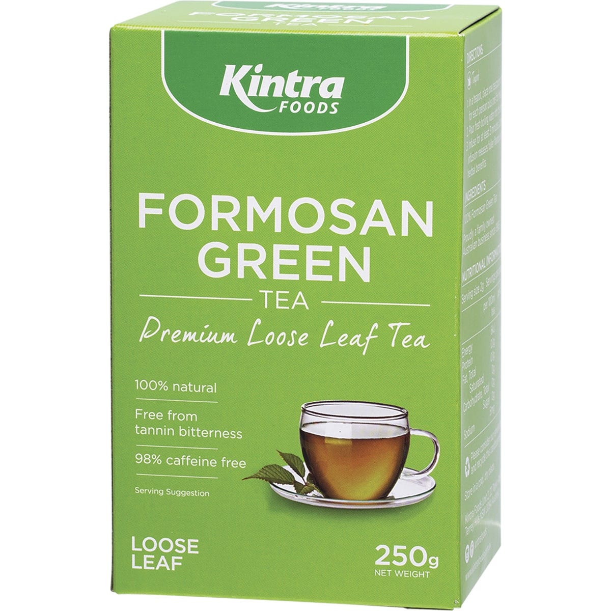 Kintra Foods Formosan Green Tea Loose Leaf 250g – X Supplements